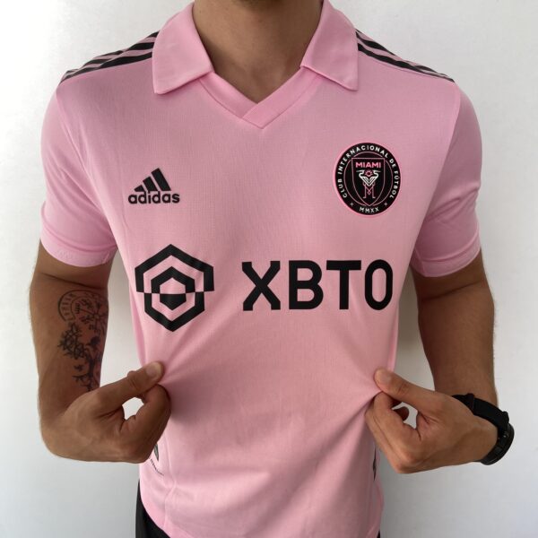 Camisa Inter Miami CF Home 2024 - Messi 10 - Rosa Adidas - Versão Jogador - Imagem 11