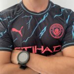 Camisa Manchester City Third Azul 2024 Versão Jogador Puma - Imagem 9
