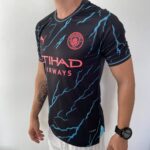 Camisa Manchester City Third Azul 2024 Versão Jogador Puma - Imagem 11