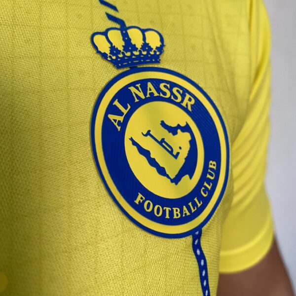 2023-10-11 17.00.00 Camisa Al Nassr Home Versão Jogador Amarela 23/2024 Nike - Imagem 4