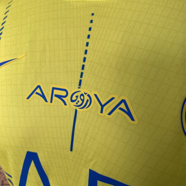 2023-10-11 17.01.01 Camisa Al Nassr Home Versão Jogador Amarela 23/2024 Nike - Imagem 9