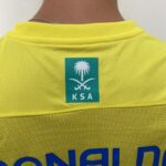 Camisa Al Nassr Home Versão Jogador Cristiano Ronaldo 7 CR7 2024 Nike Amarela - Imagem 19