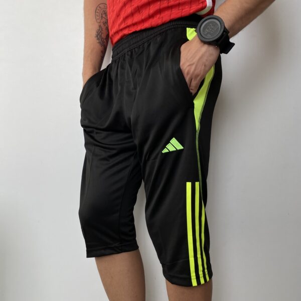 2023-10-17 15.29.21 Meia Calça 3/4 Arsenal Preta 2023-24 Adidas - Imagem 4