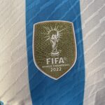 Camisa Seleção Argentina Home - Campeão Mundial - (2) Patch Copa do Mundo Catar - 3 Estrelas - Messi 10 - 2023 Adidas - Versão Jogador - Imagem 25