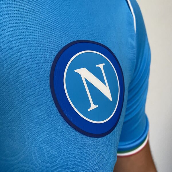 Camisa Napoli Home 2024 Jogador Azul EA7 Armani - Imagem 5
