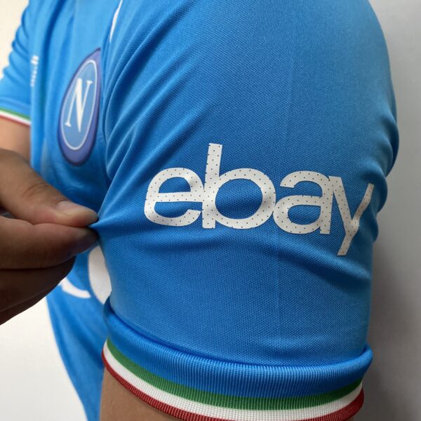 Camisa Napoli Home 2024 Jogador Azul EA7 Armani - Imagem 13