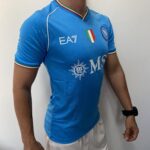 Camisa Napoli Home 2024 Jogador Azul EA7 Armani - Imagem 17