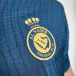 Camisa Al Nassr Away Versão Jogador Cristiano Ronaldo 7 CR7 2024 Nike Verde - Imagem 6