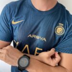Camisa Al Nassr Away Versão Jogador Cristiano Ronaldo 7 CR7 2024 Nike Verde - Imagem 19