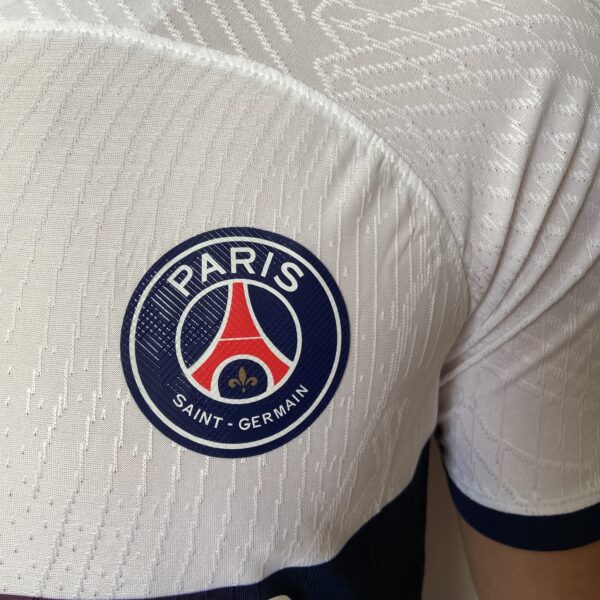 Camisa Paris Saint-Germain - PSG Away 2023/24 Jogador Branca Nike - Imagem 3