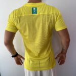 Camisa Al Nassr Home Versão Jogador Cristiano Ronaldo 7 CR7 2024 Nike Amarela - Imagem 26