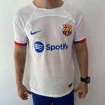 Camisa Barcelona Away Versão Jogador 2024 Branca Nike