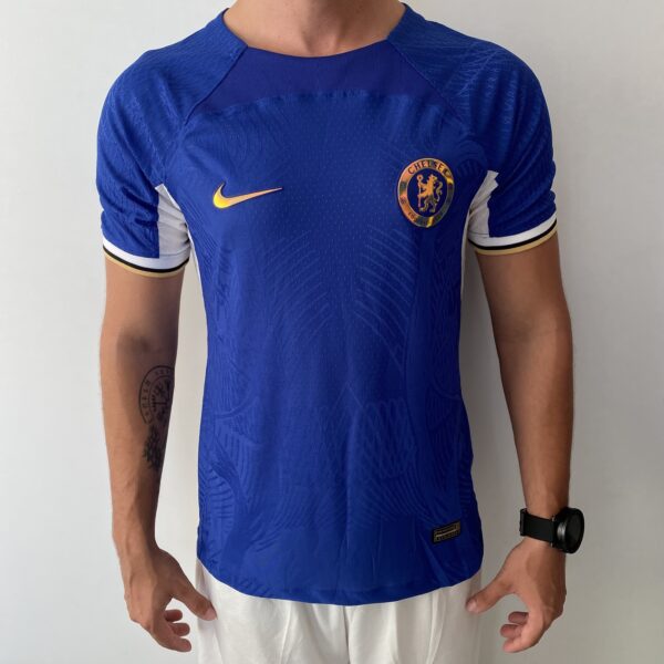 Camisa Chelsea Home Versão Jogador 2024 Nike Azul - Imagem 1