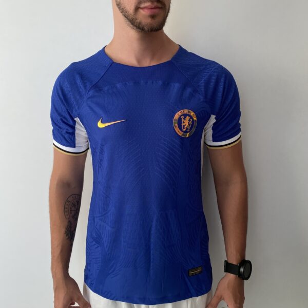 Camisa Chelsea Home Versão Jogador 2024 Nike Azul - Imagem 2