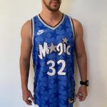 Camiseta Regata Basquete NBA - Orlando Magic - Shaquille O'Neal 32 - Classic Edition 2023 - Nike - Azul - Imagem 2