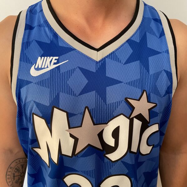 Camiseta Regata Basquete NBA - Orlando Magic - Shaquille O'Neal 32 - Classic Edition 2023 - Nike - Azul - Imagem 6