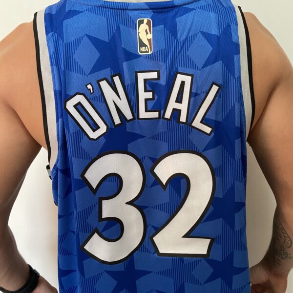 Kit Conjunto Camiseta Regata e Bermuda Short Basquete NBA - Orlando Magic - Classic Edition 2023 - Azul - Nike - Imagem 15