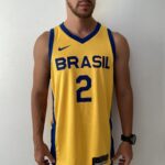 Camiseta Regata Basquete Brasil Yago 2 Amarela 2024 Nike - Imagem 2