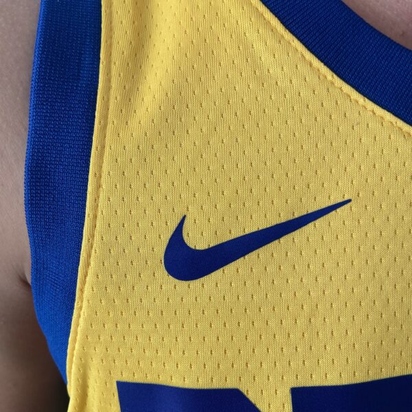 Camiseta Regata Basquete Brasil Yago 2 Amarela 2024 Nike - Imagem 4