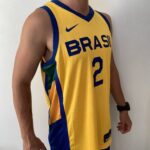 Camiseta Regata Basquete Brasil Yago 2 Amarela 2024 Nike - Imagem 10