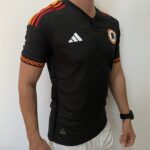 Camisa Roma Third Versão Jogador 2024 Preta Adidas - Imagem 14