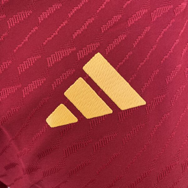 Camisa Roma Home Versão Jogador 2024 Vermelha Adidas - Imagem 8