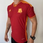 Camisa Roma Home Versão Jogador 2024 Vermelha Adidas - Imagem 13