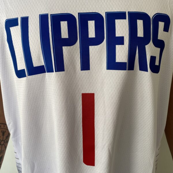 Camiseta Regata NBA Los Angeles Clippers Harden 01 Association Edition 2024 Branca Nike - Imagem 4