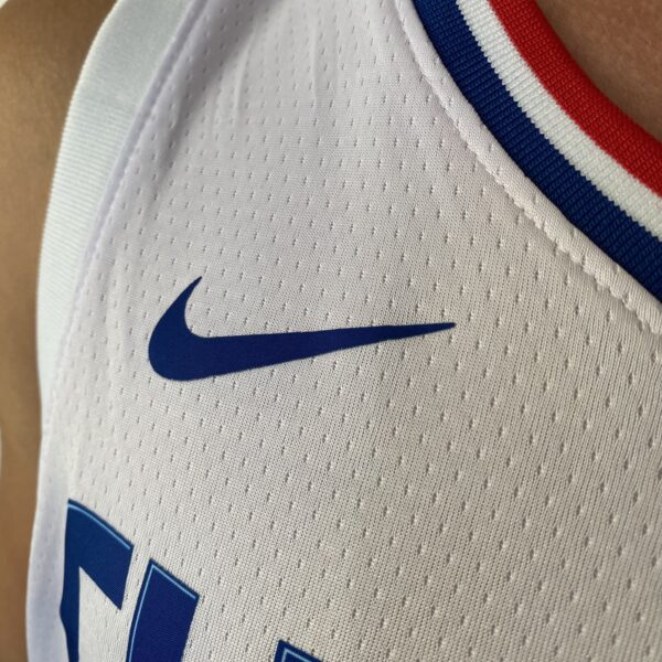 Camiseta Regata NBA Los Angeles Clippers Harden 01 Association Edition 2024 Branca Nike - Imagem 6