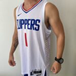Camiseta Regata NBA Los Angeles Clippers Harden 01 Association Edition 2024 Branca Nike - Imagem 9