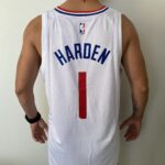 Camiseta Regata NBA Los Angeles Clippers Harden 01 Association Edition 2024 Branca Nike - Imagem 16