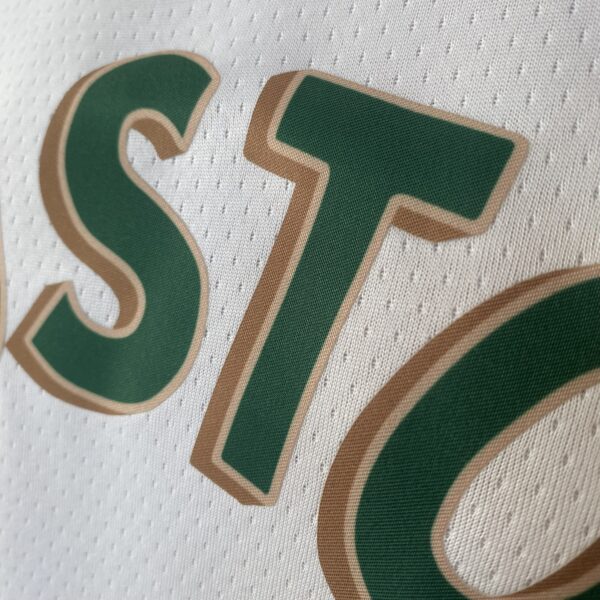 Camiseta Regata Basquete NBA Swingman Boston Celtics 0 Jayson Tatum City Edition Branca - Springfield - 2024 Nike - Imagem 6