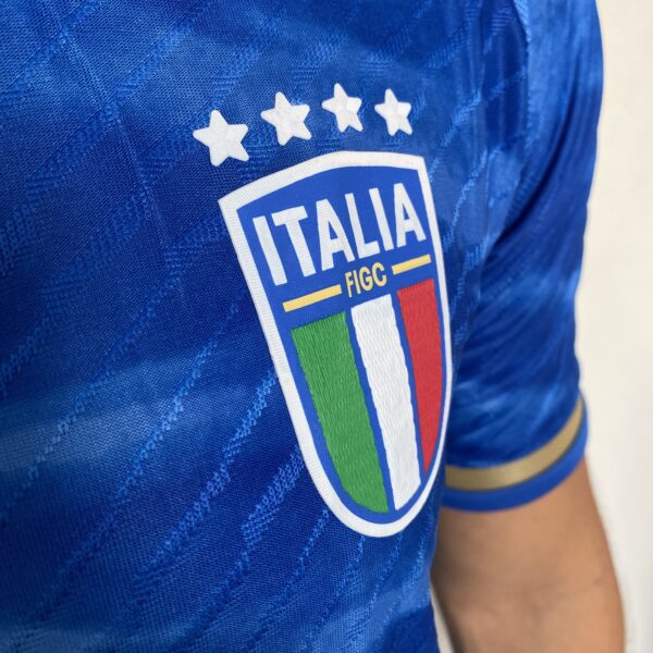Camisa Seleção Itália Home Versão Jogador 2023/2024 Azul Adidas - Imagem 4