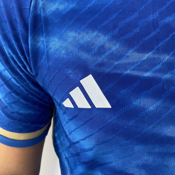 Camisa Seleção Itália Home Versão Jogador 2023/2024 Azul Adidas - Imagem 5