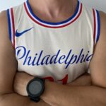 Camiseta Regata NBA Swingman Philadelphia 76ers Joel Embiid 21 City Edition Creme 20-21 Nike - Imagem 5