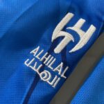 Kit Conjunto Infantil Crianças Camisa e Calção Al-Hilal Home 2024 Azul Puma - Imagem 3