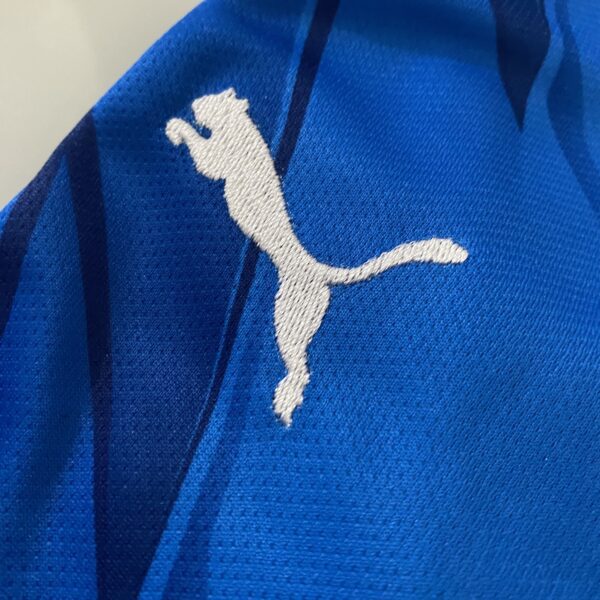 2024-02-16 17.02.44 Kit Conjunto Infantil Crianças Camisa e Calção Al-Hilal Home 2024 Azul Puma - Imagem 4