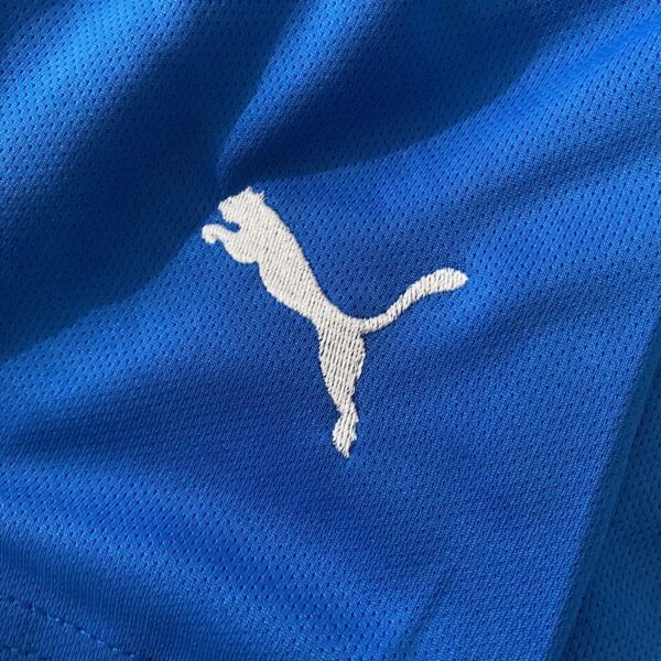 2024-02-16 17.03.14 Kit Conjunto Infantil Crianças Camisa e Calção Al-Hilal Home 2024 Azul Puma - Imagem 8