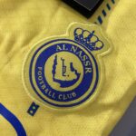 Kit Conjunto Infantil Crianças Camisa e Calção Al Nassr Home Amarela 23/2024 Nike - Imagem 3