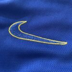 Kit Conjunto Infantil Crianças Camisa e Calção Al Nassr Home Amarela 23/2024 Nike - Imagem 7