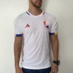 Camisa Seleção Bélgica Away Jogador 2023 Branca Adidas - Imagem 2