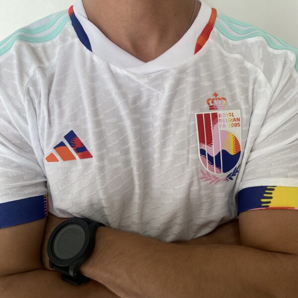 Camisa Seleção Bélgica Away Jogador 2023 Branca Adidas - Imagem 10