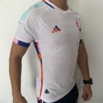 Camisa Seleção Bélgica Away Jogador 2023 Branca Adidas - Imagem 15