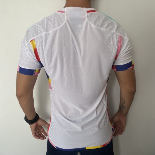 Camisa Seleção Bélgica Away Jogador 2023 Branca Adidas - Imagem 26
