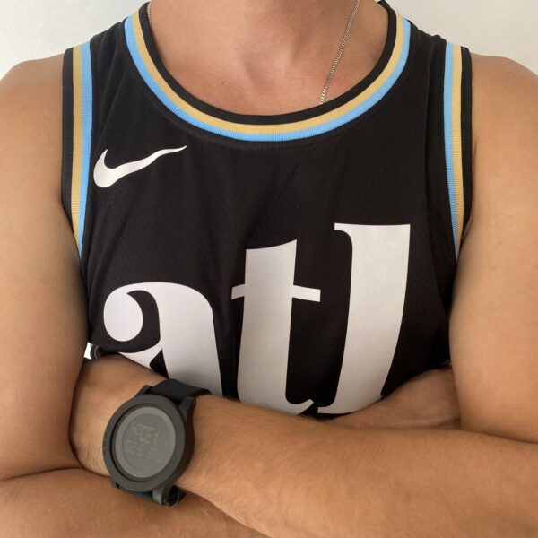 Camiseta Regata Basquete NBA Atlanta Hawks - 11 Trae Young - City Edition Preta 2024 Nike - Imagem 6