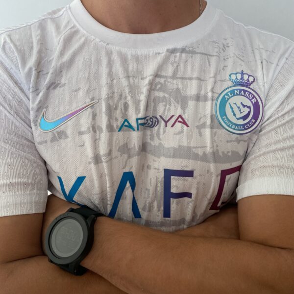 Camisa Al Nassr Third Versão Jogador 23/2024 Branca Nike - Imagem 10