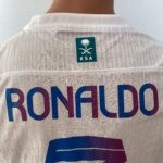 Camisa Al Nassr Third Versão Jogador CR7 Cristiano Ronaldo 7 23/2024 Branca Nike - Imagem 20