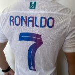 Camisa Al Nassr Third Versão Jogador CR7 Cristiano Ronaldo 7 23/2024 Branca Nike - Imagem 22