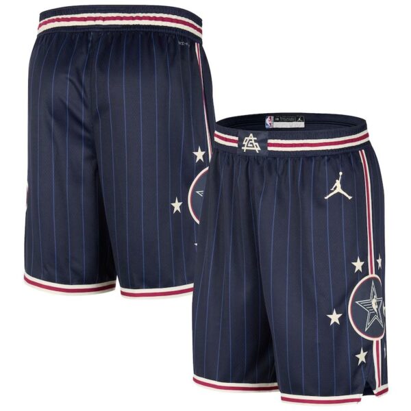 Short Bermuda Calção Basquete NBA All-Star Game Time Leste Statement Edition Jordan Azul 2024 - Imagem 10