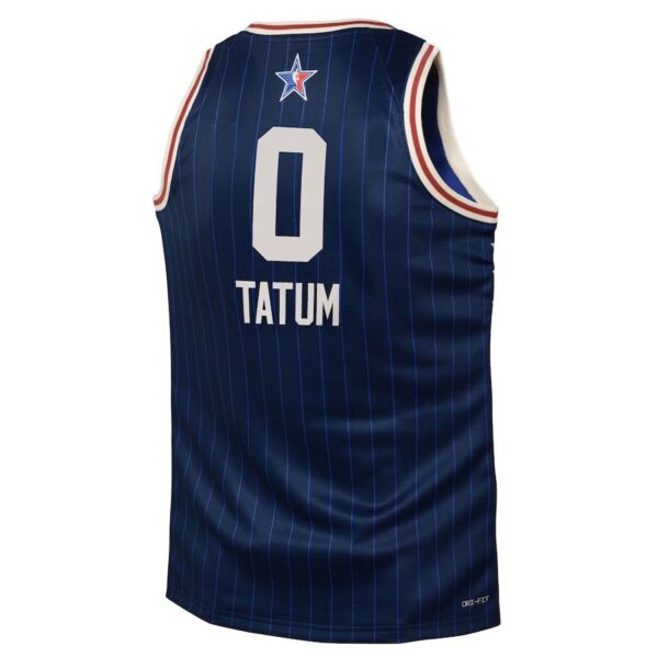Camiseta Regata Basquete NBA All-Star Game Time Leste 0 Jason Tatum Statement Edition Jordan Azul 2024n - Imagem 3
